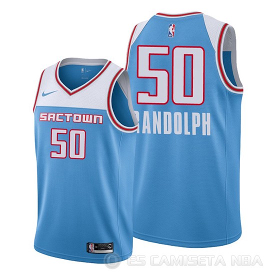 Camiseta Zach Randolph #50 Sacramento Kings Ciudad Edition Azul - Haga un click en la imagen para cerrar